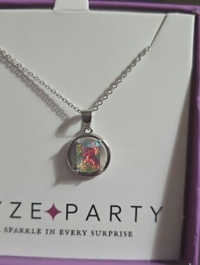 New With Box Ryze Sterling Silver Necklace.